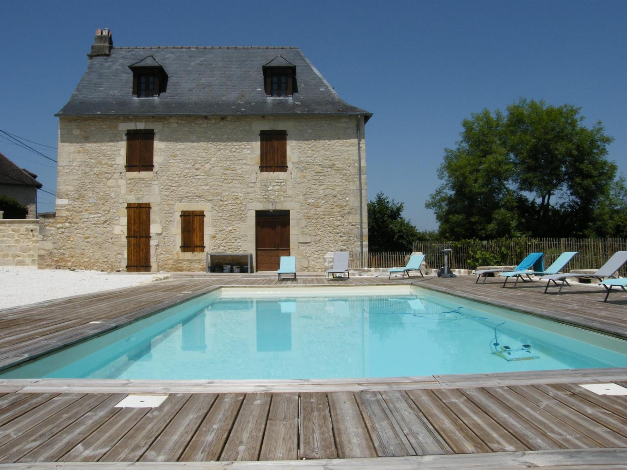 Вилла Lou Chastel, Demeure Perigourdine Climatisee Avec Piscine Privee Et Chauffee La Bachellerie Экстерьер фото